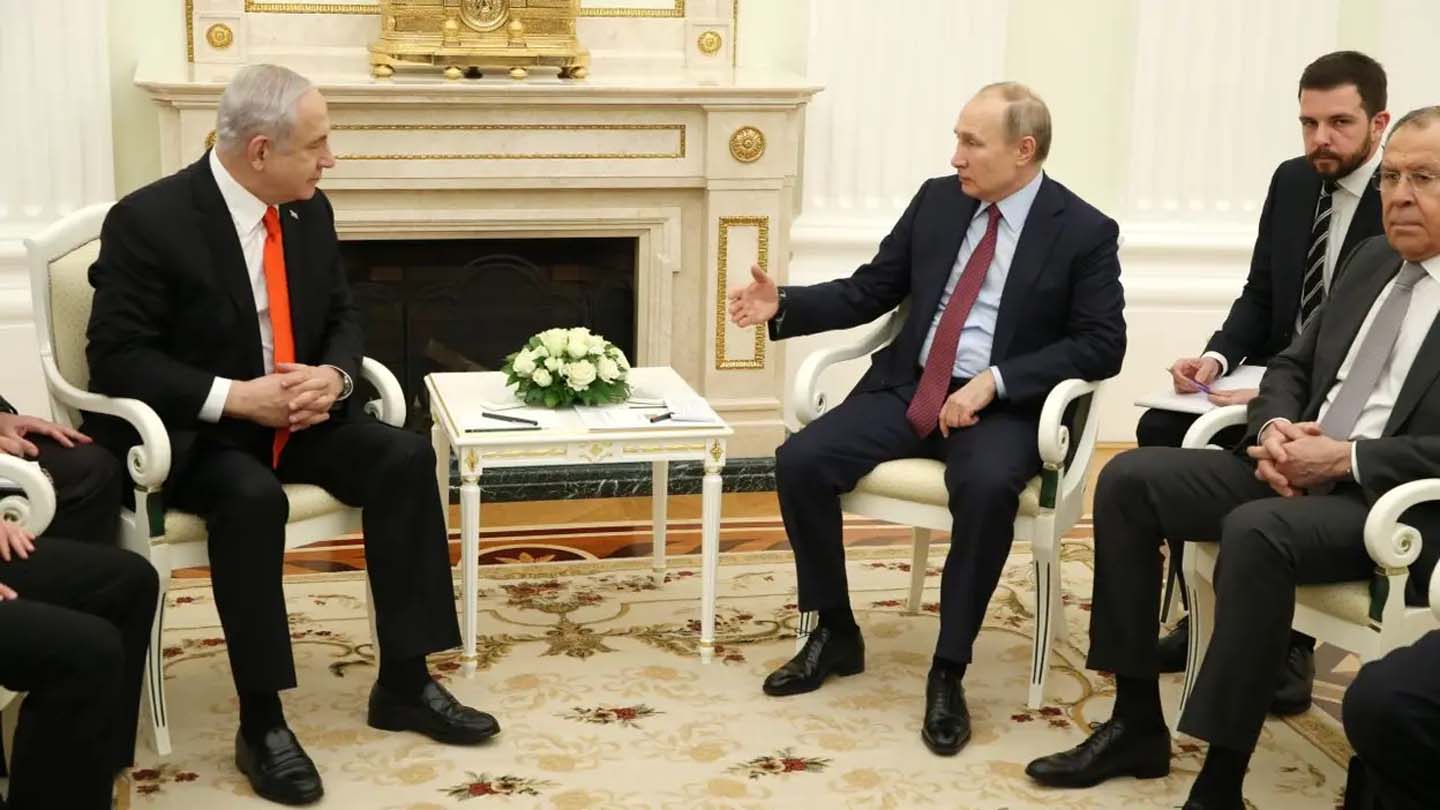 Vladimir Putin y Netanyahu